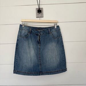 Carole Little Women’s 8 Denim Mini Skirt Y2K 2000s